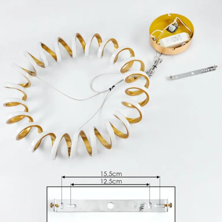 Suspension Maziwa LED Or, 1 lumière