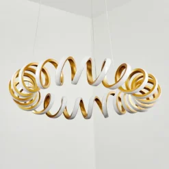 Suspension Maziwa LED Or, 1 lumière