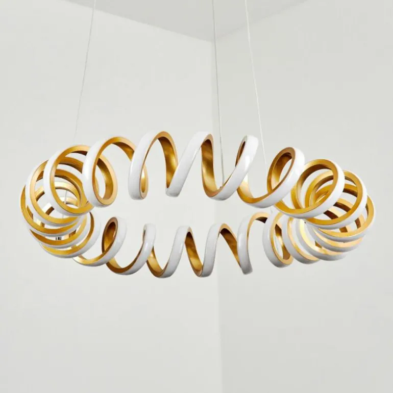 Suspension Maziwa LED Or, 1 lumière