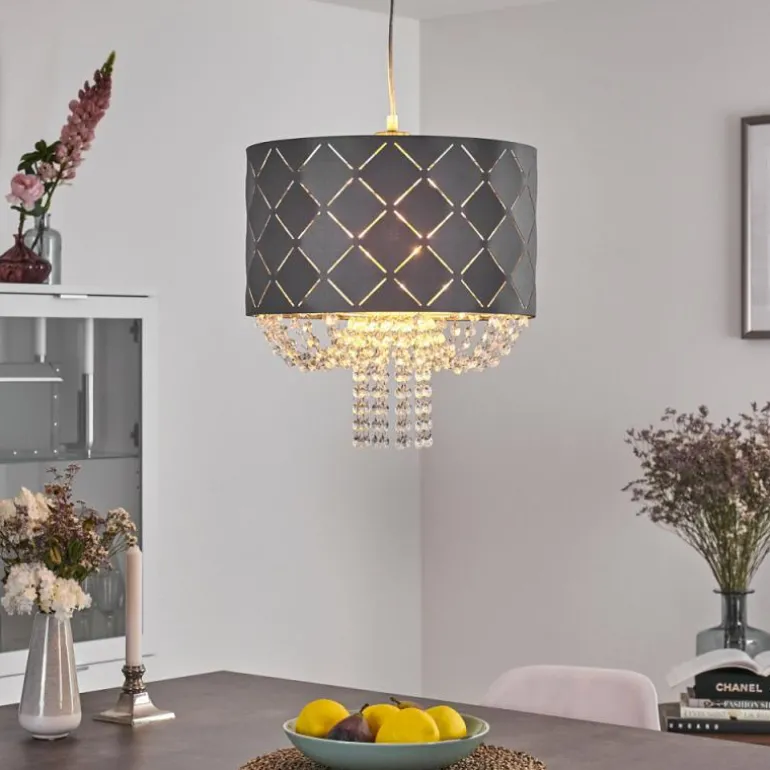 Suspension Meldal Nickel mat, 1 lumière