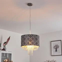 Suspension Meldal Nickel mat, 1 lumière