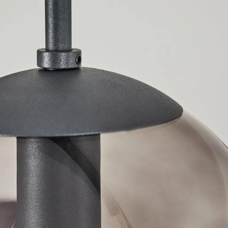 Suspension Mesas Noir, 5 lumières