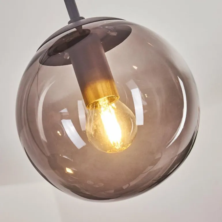 Suspension Mesas Noir, 3 lumières