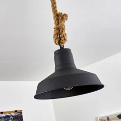 Suspension Midland Brun, Noir, 1 lumière