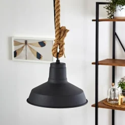 Suspension Midland Brun, Noir, 1 lumière