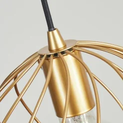 Suspension Miton Noir, 3 lumières