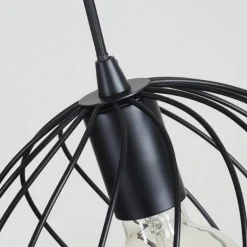 Suspension Miton Noir, 3 lumières