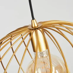 Suspension Miton Noir, 1 lumière