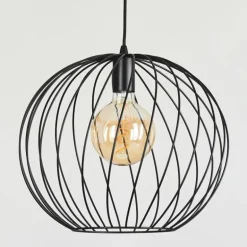 Suspension Miton Noir, 1 lumière