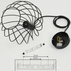 Suspension Miton Noir, 1 lumière