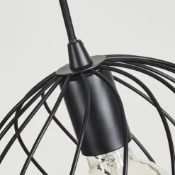 Suspension Miton Noir, 1 lumière