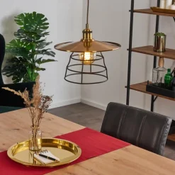 Suspension Moena Vieux laiton, Bronze, 1 lumière