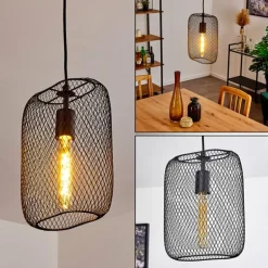 Suspension Moholm Noir, 1 lumière