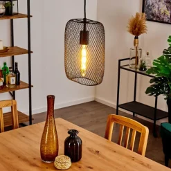 Suspension Moholm Noir, 1 lumière