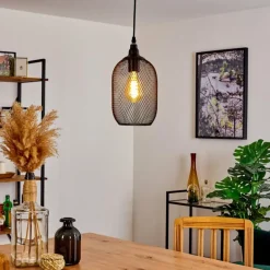 Suspension Moholm Noir, 1 lumière