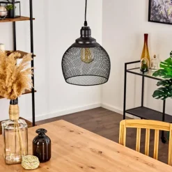 Suspension Moholm Noir, 1 lumière