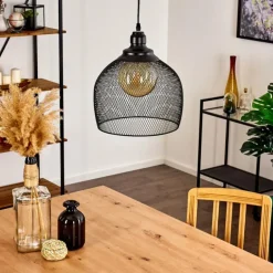 Suspension Moholm Noir, 1 lumière