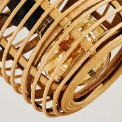 Suspension Mongolei Noir, 1 lumière