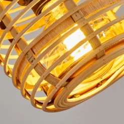 Suspension Mongolei Noir, 1 lumière