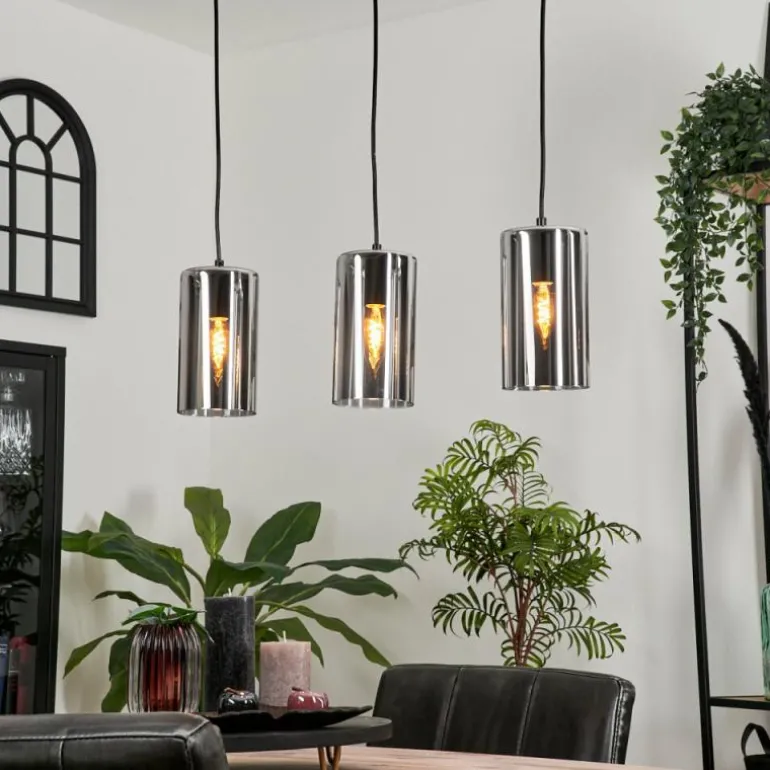 Suspension Monstein Noir, 3 lumières