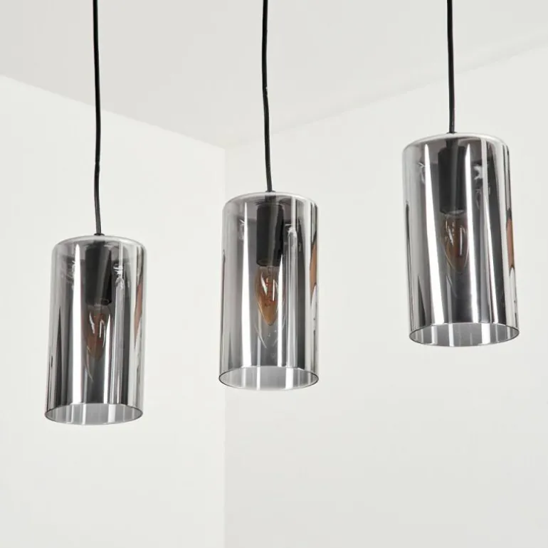 Suspension Monstein Noir, 3 lumières