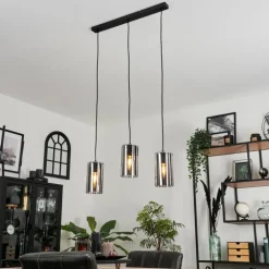 Suspension Monstein Noir, 3 lumières