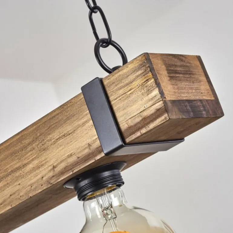 Suspension Montgomery Écru, Noir, 3 lumières