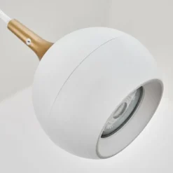 Suspension Morrison Blanc, 4 lumières