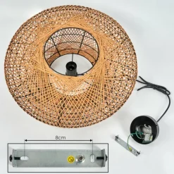 Suspension Mulstrand Noir, 1 lumière