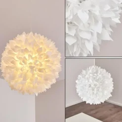 Suspension Murten Blanc, 1 lumière