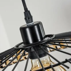 Suspension Musuku Noir, 1 lumière