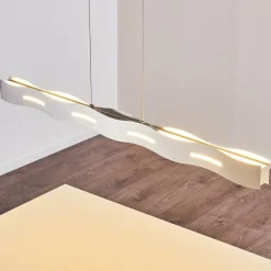 Suspension Nagold LED Nickel mat, 1 lumière