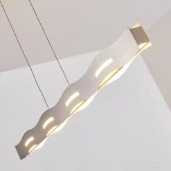 Suspension Nagold LED Nickel mat, 1 lumière