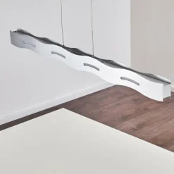 Suspension Nagold LED Nickel mat, 1 lumière