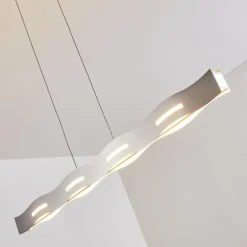 Suspension Nagold LED Nickel mat, 1 lumière