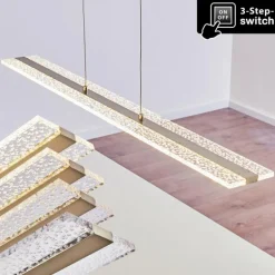 Suspension Nibe LED Nickel mat, 1 lumière