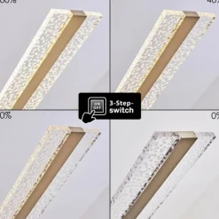 Suspension Nibe LED Nickel mat, 1 lumière