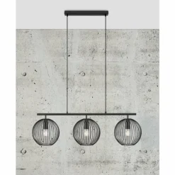 Suspension Nordlux BERONI Noir, 3 lumières