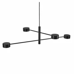 Suspension Nordlux CLYDE LED Noir, 4 lumières