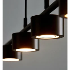 Suspension Nordlux CLYDE LED Noir, 4 lumières