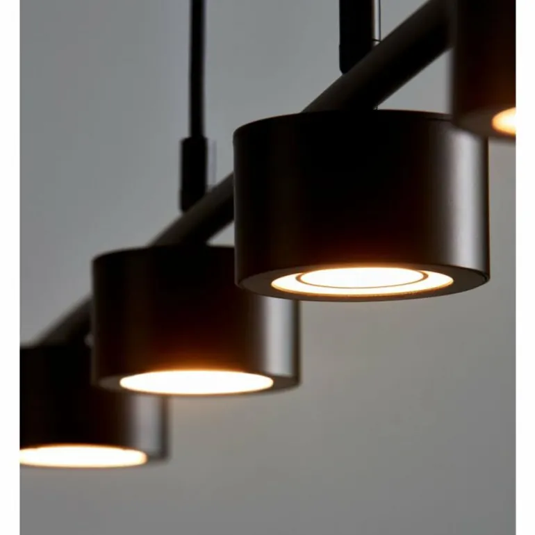 Suspension Nordlux CLYDE LED Noir, 4 lumières