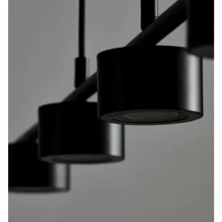 Suspension Nordlux CLYDE LED Noir, 4 lumières