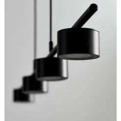 Suspension Nordlux CLYDE LED Noir, 4 lumières
