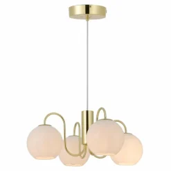 Suspension Nordlux FRANCA Laiton, 4 lumières