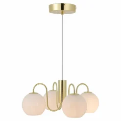 Suspension Nordlux FRANCA Laiton, 4 lumières