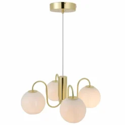 Suspension Nordlux FRANCA Laiton, 4 lumières