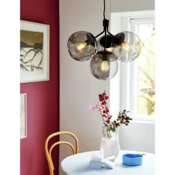 Suspension Nordlux IVONA Noir, 4 lumières