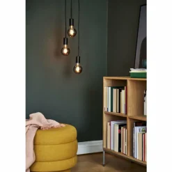 Suspension Nordlux PACO Noir, 3 lumières