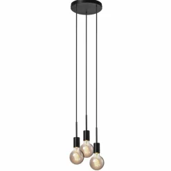 Suspension Nordlux PACO Noir, 3 lumières