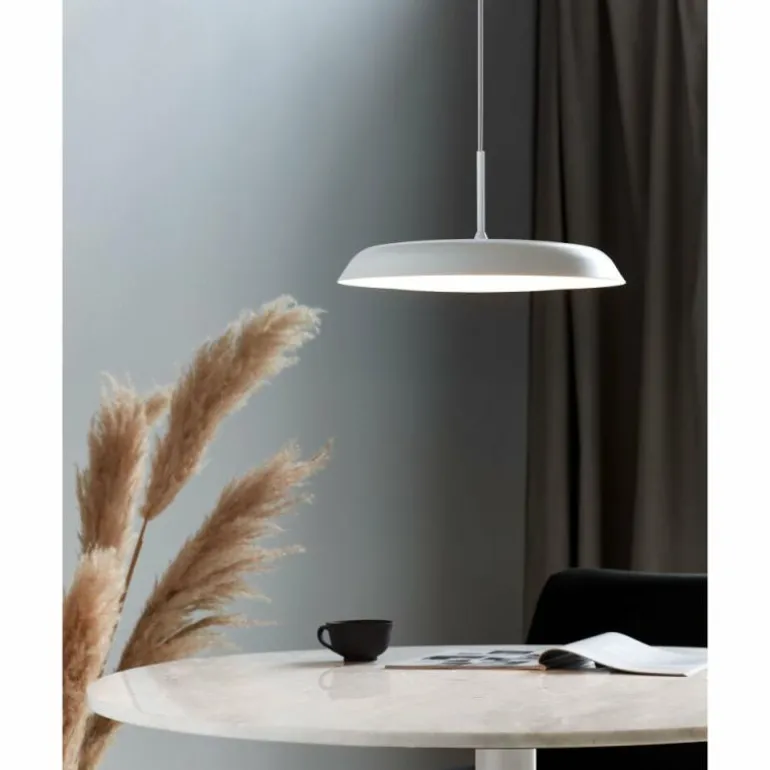 Suspension Nordlux PISO LED Blanc, 1 lumière